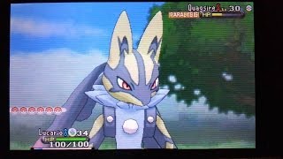 Shiny Mega Lucario  Pokemon X Pokeradar [upl. by Healy]