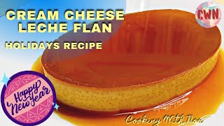 PERFECT CREAM CHEESE LECHE FLAN  EASY RECIPE [upl. by Victorine567]