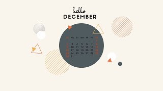 2018 December Calendar Printable With Holidays [upl. by Airan431]