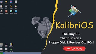 KolibriOS The Tiny OS That Runs on a Floppy Disk and Revives Old PCs [upl. by Sergio442]