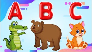 Have Fun Singing the ABCs and Learn Cute Animal Names for Each Letter in English  Easy to Sing [upl. by Ylrebmyk]