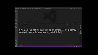 VSCode Terminal git is not recognized as internal or external command add gitcmd and gitbin [upl. by Yila]