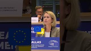 Victory of Ukraine is a priority for us all  Kaja Kallas makes top diplomat pitch [upl. by Roxanne105]