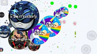 DESTROYING CLAN AGARIO MOBILE [upl. by Esdnil]