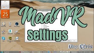 MadVR Settings MPCHC  madVR Configurações [upl. by Dlarej]