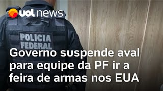 Governo suspende autorização de Cappelli para equipe da PF ir a feira de armas em Las Vegas [upl. by Olivann305]