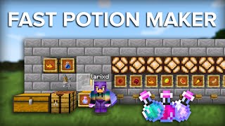 Minecraft Easy Brewing Station  Make Any Potion [upl. by Bello224]