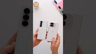 Google Pixel 9 Pro Fold Case Unboxing vs Galaxy Z Fold 6 Silcone Case [upl. by Chantal]