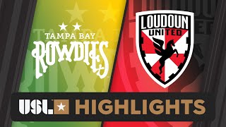 8172024  Tampa Bay Rowdies vs Loudoun United FC  Game Highlights [upl. by Pearse]