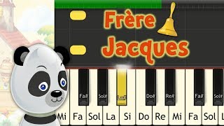 frère jacques  Une comptine pour apprendre le piano [upl. by Chi442]