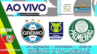 GRÊMIO X PALMEIRAS  BRASILEIRÃO BETANO 2024  14ª RODADA  AO VIVO Simulação no eFOOTBALL [upl. by Adniram227]