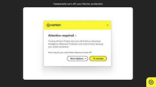 How to temporarily turn off your Norton protection [upl. by Zulch]