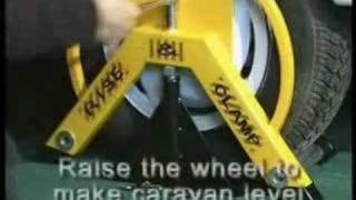 Rise and Clamp Wheel Clamp Operation [upl. by Ariajaj]