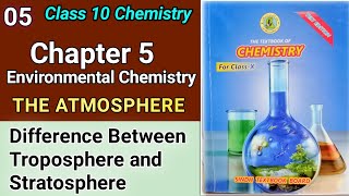 Ch 5 Environmental Chemistry  Troposphere Vs Stratosphere  Class 10 Chemistry  Sindh text book [upl. by Grof615]