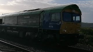 060522  GBRf Class 66  66796 quotThe Green Progressorquot  Tuebrook Sdgs Gbrf to Penmaenmawr Quarry [upl. by Helsa]