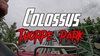 Colossus  Thorpe Park Front Row POV HD  Thorpe Park Rides [upl. by Aisul]