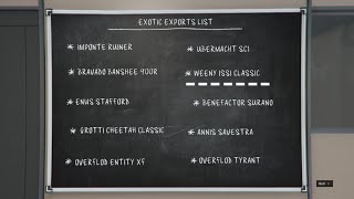 GTA Online Exotic Exports Location Weeny Issi Classic [upl. by Aun]