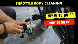 Throttle Body Cleaning Increase Mileage amp Smooth Engine [upl. by Walston514]