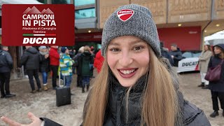 Campioni in Pista  2024 Official Ducati Teams Launch Event  Madonna Di Campiglio  Dominika Rides [upl. by Boardman]