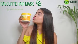 My Current Favourite Hair Mask  New Garnier Fructis Hair Food 3in1 Mask Demo amp Review [upl. by Parrish948]