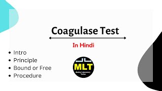 Coagulase Test  Principle and Procedure [upl. by Eelreveb]