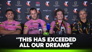 Tell my grandkidsquot Mindblown Panthers soaking it all in  Penrith Press Conference  Fox League [upl. by Battat516]