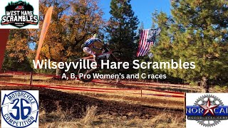 Wilseyville Hare Scrambles A B Pro Women and C races racing harescramble 🏁🏆 [upl. by Gabbi]