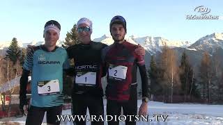 Teglio Sunset Winter Run da urlo Trionfo per Sortini e Del Pero [upl. by Colner]