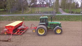 Seeding  Kylvöä 2017 John Deere [upl. by Livingstone678]