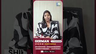 quot🎉 Meet Shikha German Language Champion from IRS Group 🇩🇪✨ [upl. by Puduns]