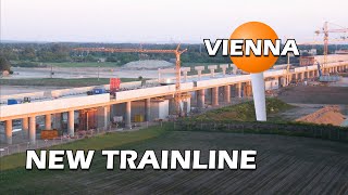 Construction of a NEW TRAINLINE in the middle of NOWHERE  CINEMATIC TIMELAPSE  Seetadt Aspern [upl. by Michail521]