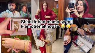 SHADI K BAD MAMA SY MIL K EMOTIONAL HOGAE 😭 SHOPPING FOR MY NEW ROOM AT SUSRAL ❤️ [upl. by Aicilana]