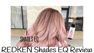 REDKEN SHADES EQ VIOLET ROSE REVIEW [upl. by Halie]