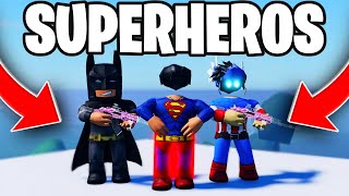 WE BECAME SUPERHEROES IN ROBLOX CALI SHOOTOUT [upl. by Jade149]