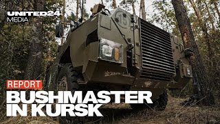 Bushmaster IMV in the Kursk Region Russia Australian Armor in Service with 🇺🇦 Air Assault Forces [upl. by Massingill]