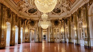 The Amazing National Palace of Queluz Lisbon 4K  One Of The Best Preserved Palaces In Europe [upl. by Annasor]