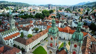 🇨🇭 St GallenSwitzerland Schweiz Suisse  Full HD Relaxing Drone [upl. by Zumwalt779]