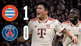 Minjae Kim with debut goal to win at home  FC Bayern  PSG 10  Highlights Champions League [upl. by Nakashima430]