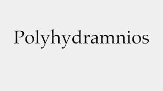 How to Pronounce Polyhydramnios [upl. by Noyrb630]