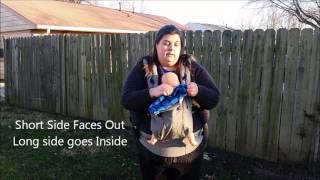 Using a Baby Carrier Bib  Lillebaby Beco Gemini Ergo 360  Babywearing Drool Protector [upl. by Notlil]