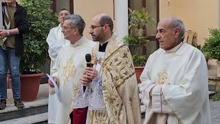 Frattamaggiore 25 maggio 2023 solennità di San Filippo Neri Rientro processione Benedizione [upl. by Eidob]