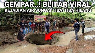 VIRAL KEJADIAN AIR SUNGAI TIBATIBA HILANG VIRAL DI JAWA TIMUR [upl. by Reldnahc512]