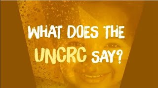 UNCRC part 3 What does the UNCRC say [upl. by Hsac]