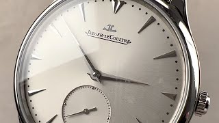 JaegerLeCoultre Master Grande Ultra Thin Q1358120 JaegerLeCoultre Watch Review [upl. by Klug]