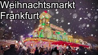 Frankfurter Weihnachtsmarkt  Germany  2023  4K [upl. by Sherm]