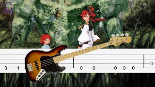 YOASOBI  The Blessing Shukufuku Bass Tabs Tutorial [upl. by Yderf872]