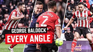 Puskas Nominee 👀  Every angle of George Baldocks stunning goal v Swansea 🤯🚀  Sheffield United [upl. by Sonitnatsnoc530]