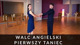 Pierwszy Taniec  Walc Angielski  Efektowne Figury  Studio Tańca Rytm  Wedding Dance Lesson Waltz [upl. by Bentlee]