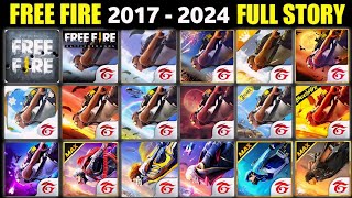 FREE FIRE STORY 2017 TO 2023 FREE FIRE NEW EVENT FF NEW EVENT TODAY NEW FF EVENTGARENA FREE FIRE [upl. by Eirffej]