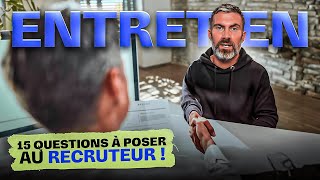 15 questions à poser en entretien pour DÉSTABILISER un recruteur [upl. by Bohlen284]